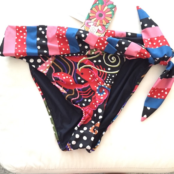 Farm Rio Side-Tie Bikini Bottoms - Picture 11 of 12